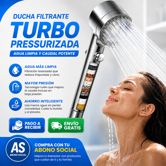Alcachofa de ducha de alta presión
